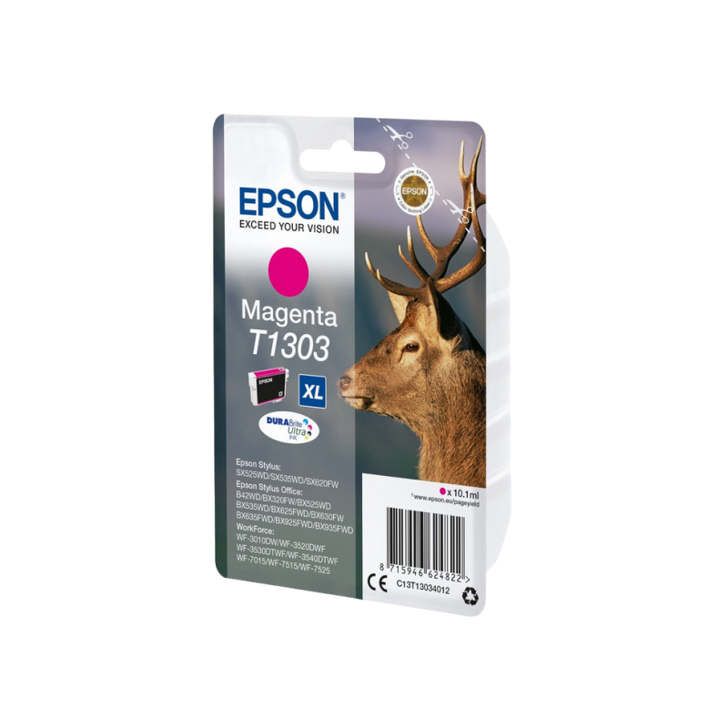 Картридж с чернилами Epson Singlepack T1303 DURABrite Ultra Ink, Magenta