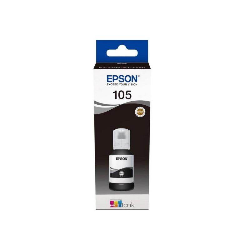 Cartus cu cerneala Epson C13T00Q140, 105 EcoTank, Black
