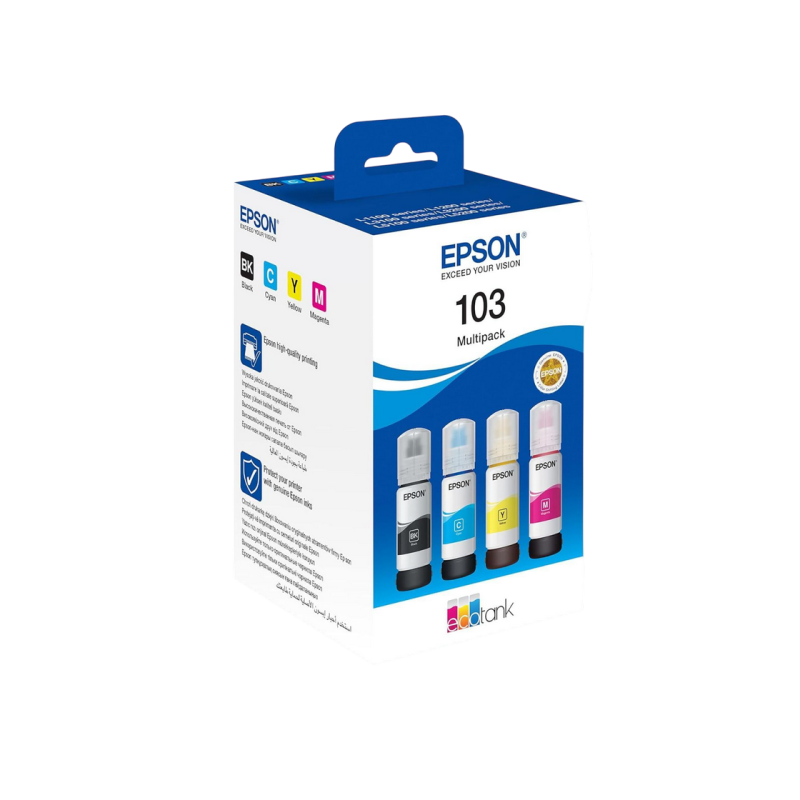 Ink Epson C13T00S64A, 103 EcoTank 4-Colour Multipack ink bottle