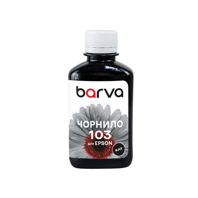 Чернила Barva для Epson 103 BK черные 180гр совместимые