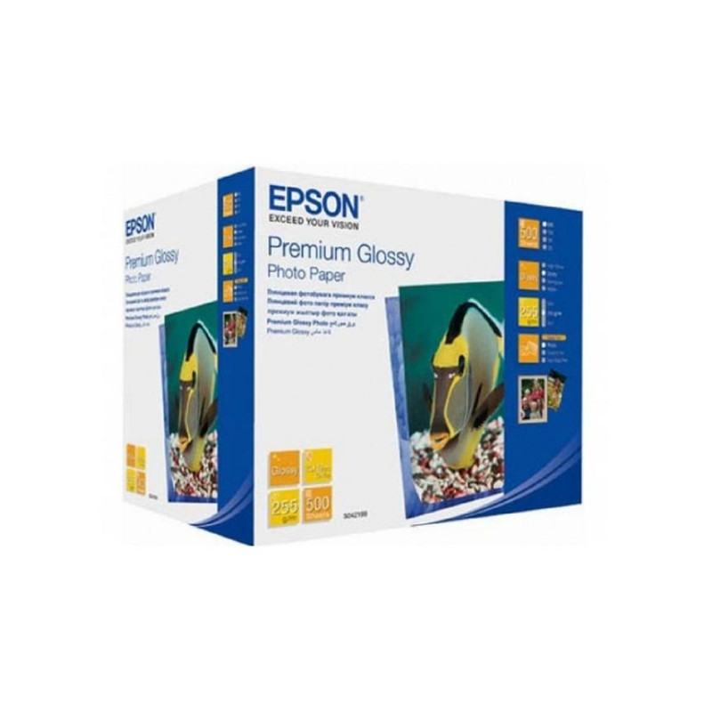 Глянцевая фотобумага Epson Premium C13S042199, 13 x 18 см, 500 шт.
