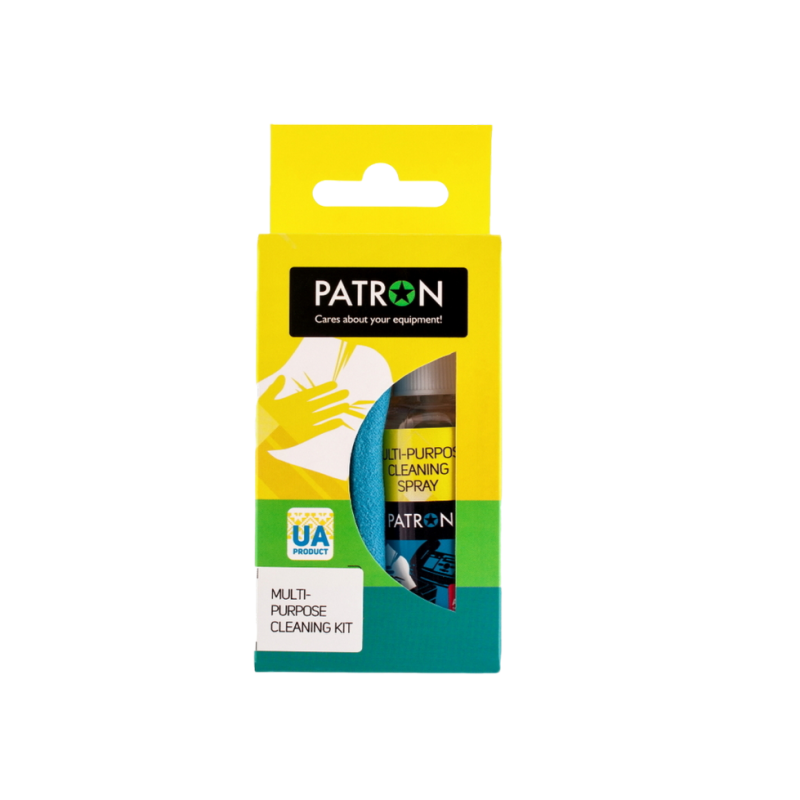 Набор для чистки PATRON "F3-016" (Спрей 50мл+Салфетка) Patron