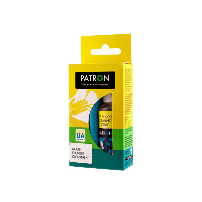 Набор для чистки PATRON "F3-016" (Спрей 50мл+Салфетка) Patron
