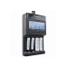 Зарядное устройство Panasonic "Smart charge" 4-контактное AA/AAA, BQ-CC65, с ЖК-дисплеем
