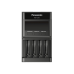 Зарядное устройство Panasonic "Smart charge" 4-контактное AA/AAA, BQ-CC65, с ЖК-дисплеем