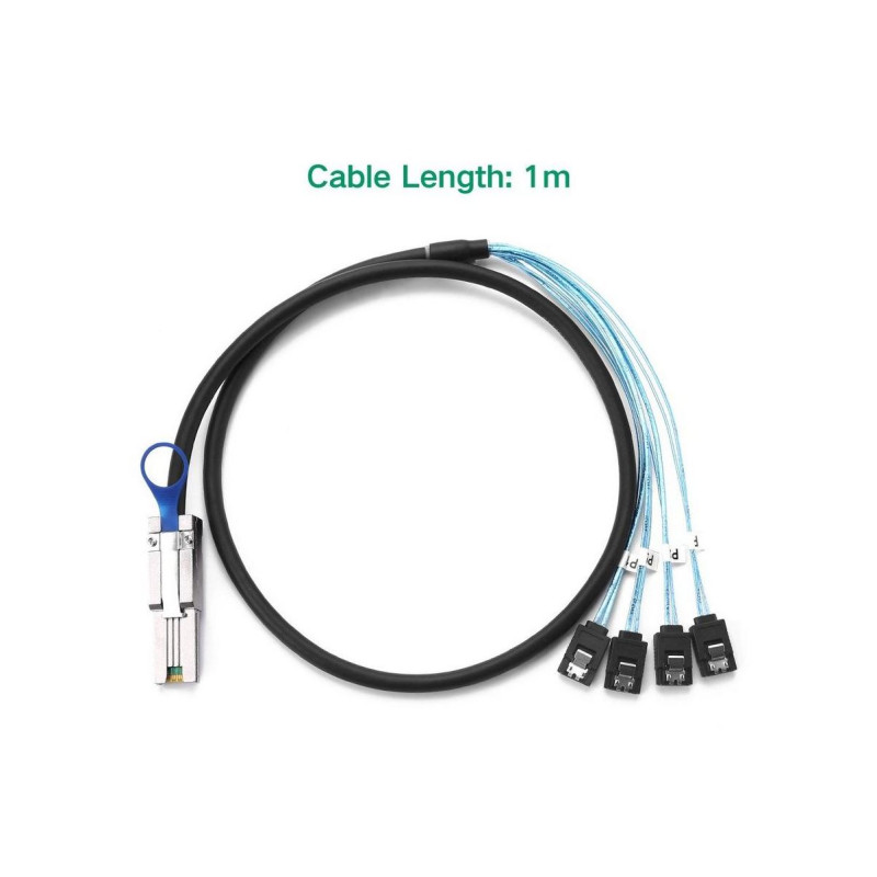 RAID-кабель SFF-8088 TO 4x SATA, 1м