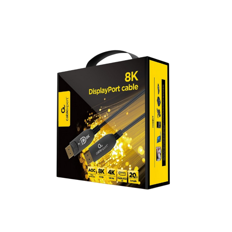 Кабель DP-DP "AOC Premium Series" 20,0 м Cablexpert, 8K UHD/60 Гц