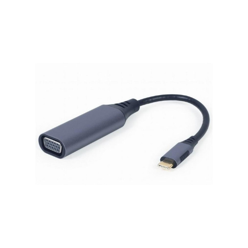 Адаптер Type-C на разъем VGA 0,15 м Cablexpert, до 1920 x 1080 пикселей при 60 Гц, A-USB3C-VGA-01