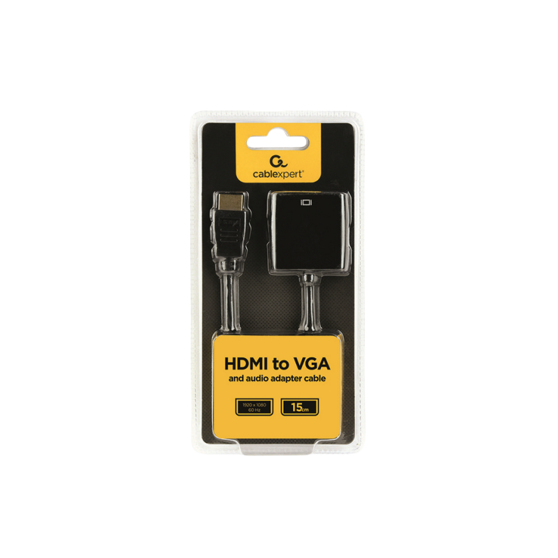 Gembird A-HDMI-VGA-03, черный