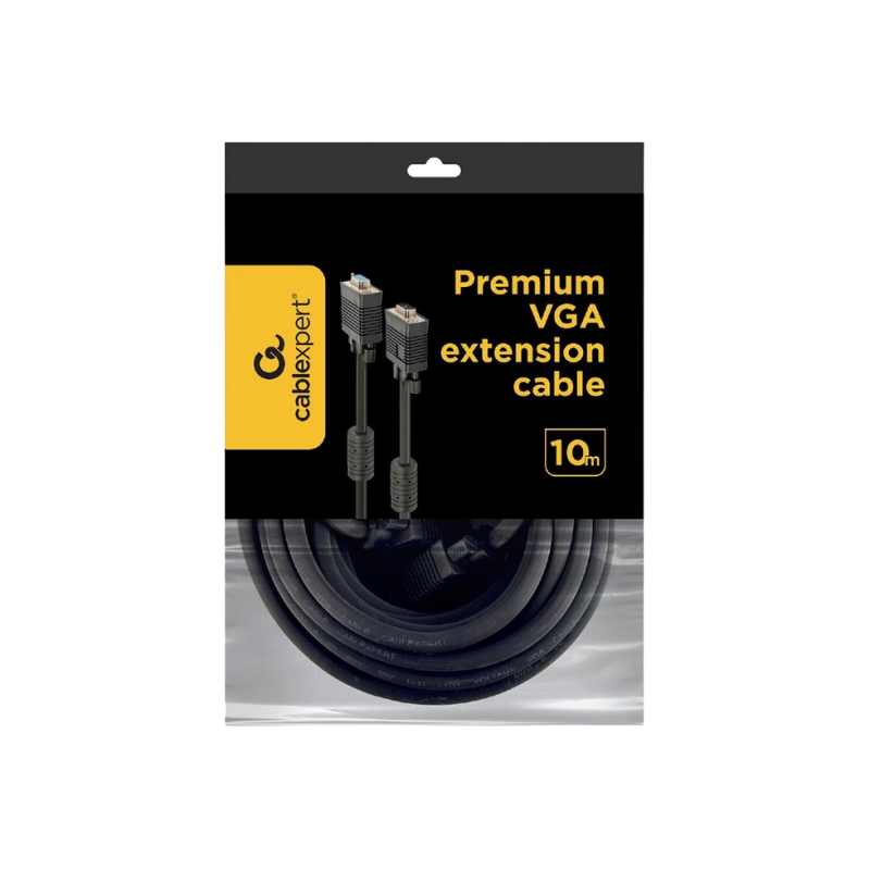 Cablexpert HD15M/HD15F, черный