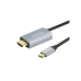 Кабель CHOETECH USB-C - HDMI 1,8 м с зарядкой PD 4K*2K@60 Гц, XCH-M180