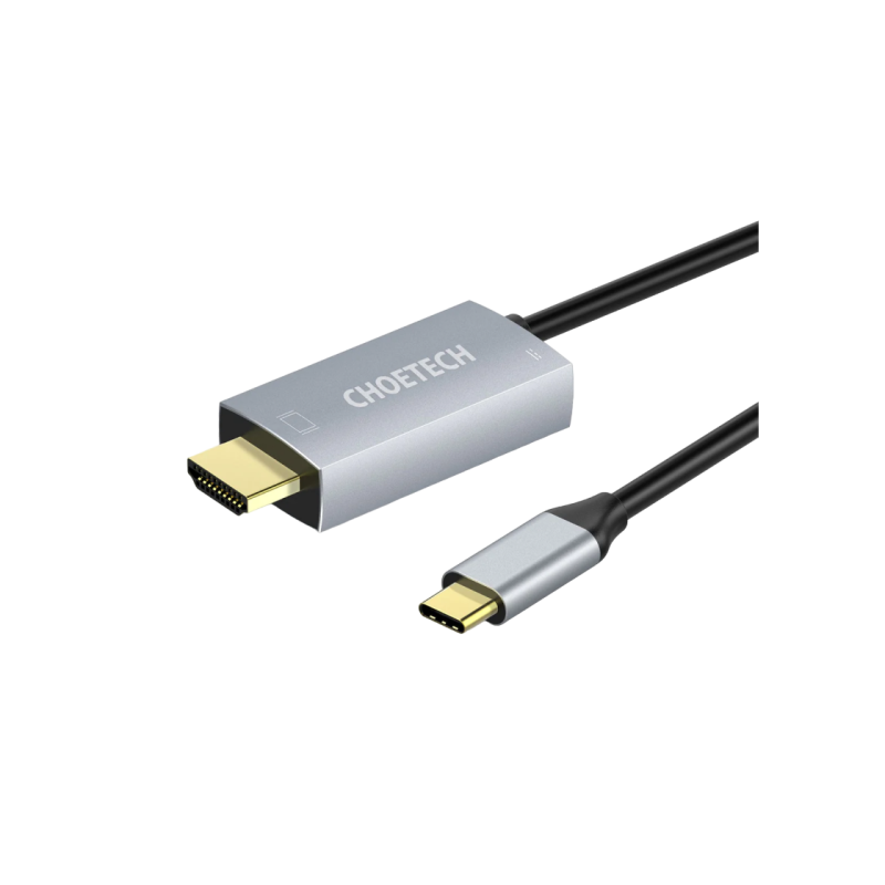 Кабель CHOETECH USB-C - HDMI 1,8 м с зарядкой PD 4K*2K@60 Гц, XCH-M180