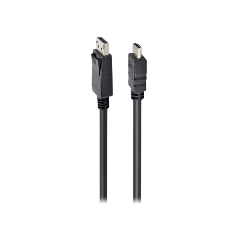 Cablexpert CC-DP-HDMI-1M, черный