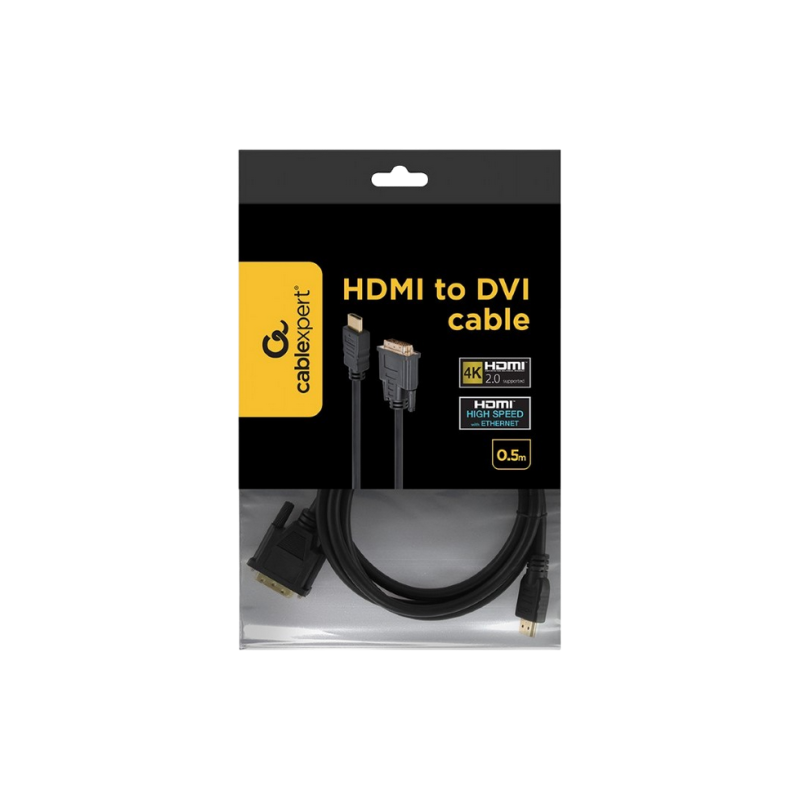 Cablexpert CC-HDMI-DVI-6, черный