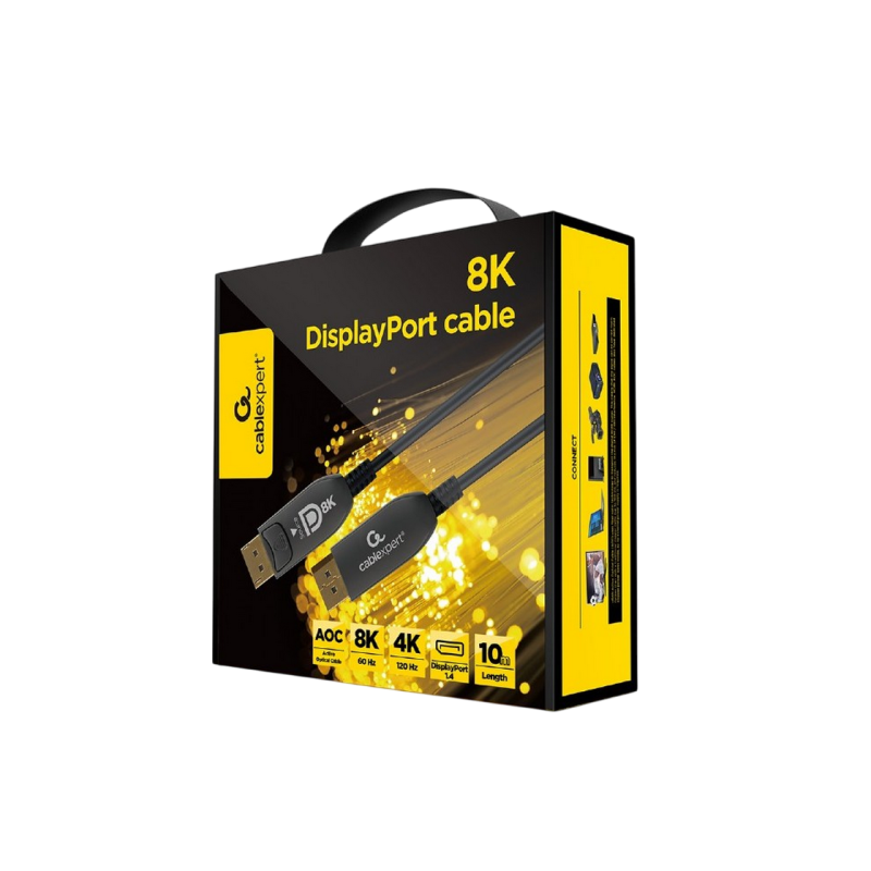 Кабель DP-DP "AOC Premium Series" 10,0 м Cablexpert, 8K UHD/60 Гц