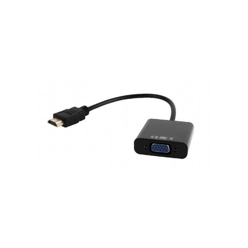 Gembird A-HDMI-VGA-03, черный