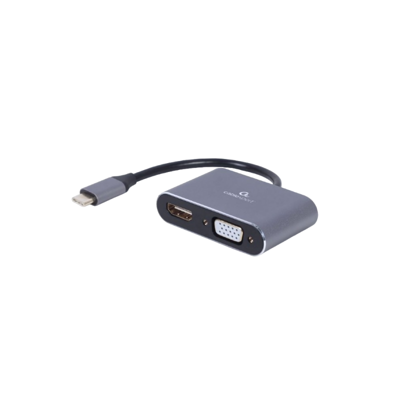 Кабельэксперт A-USB3C-HDMIVGA-01
