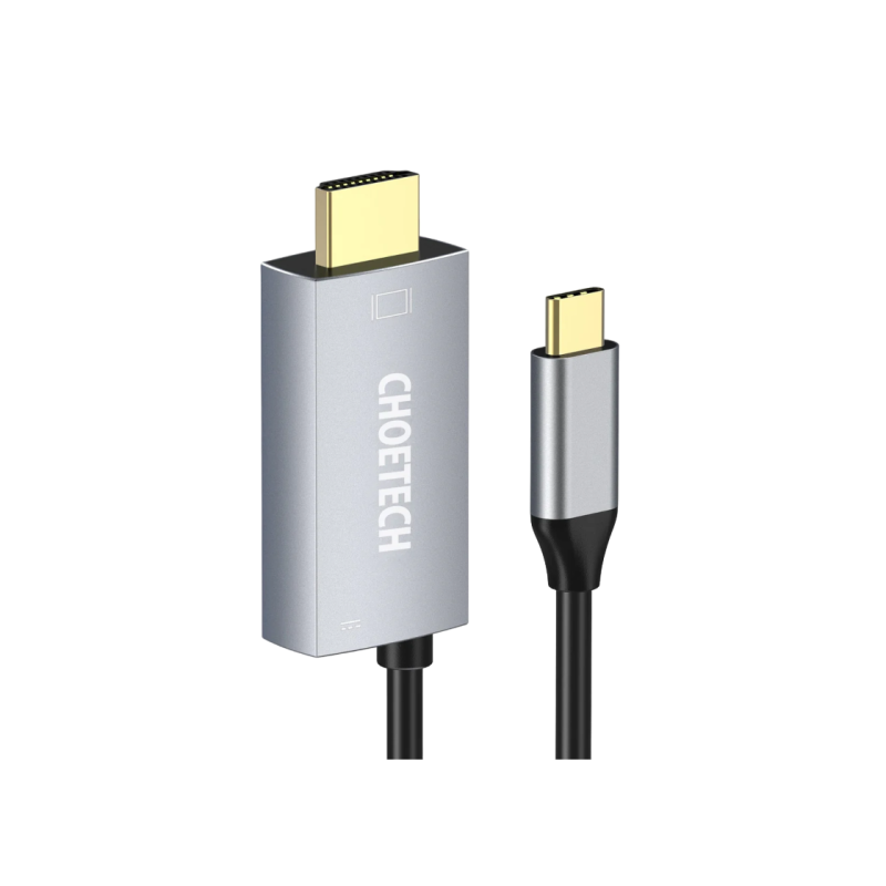 Кабель CHOETECH USB-C - HDMI 1,8 м с зарядкой PD 4K*2K@60 Гц, XCH-M180