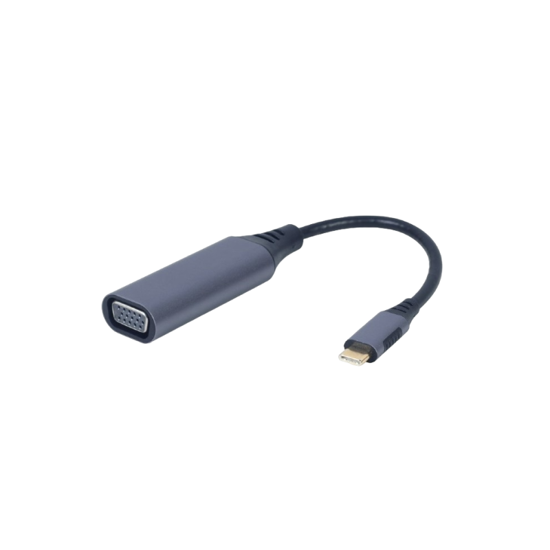 Адаптер Type-C на разъем VGA 0,15 м Cablexpert, до 1920 x 1080 пикселей при 60 Гц, A-USB3C-VGA-01