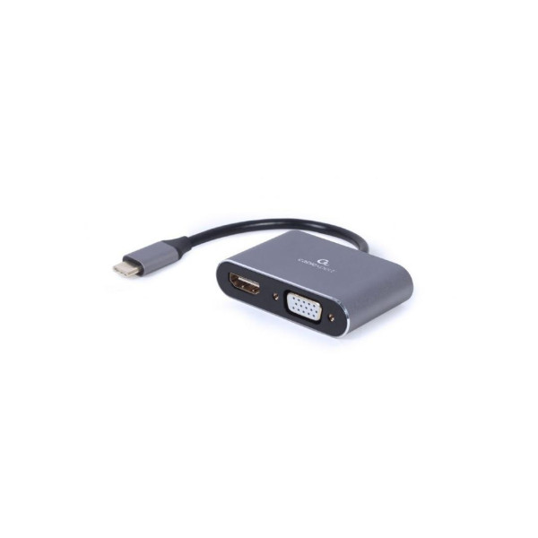 Кабельэксперт A-USB3C-HDMIVGA-01