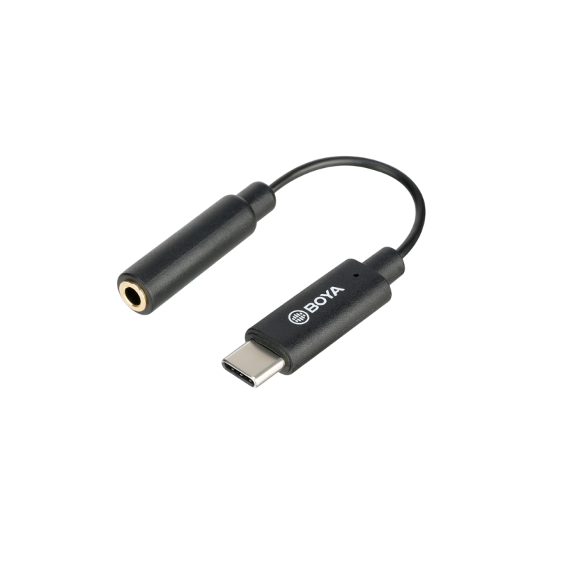 Adapter Audio Boya BY-K4 ( 3.5mm to Type C ), Black
