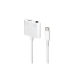 Audio adapter Type-C male /4-pin*3.5 mm socket & Type-C socket, Cablexpert A-CM-3.5F-01