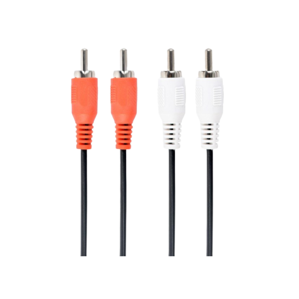 Кабель RCA*2 - RCA*2, 1,8 м, Cablexpert, CCA-2R2R-6