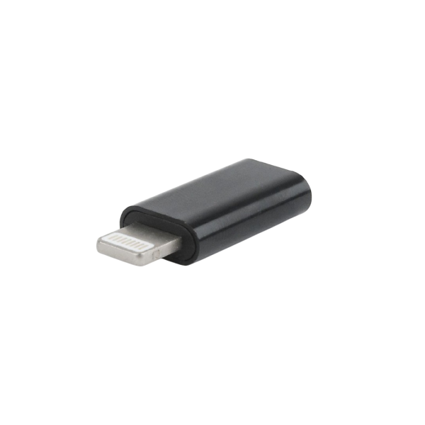 Audio adapter 8pin Apple plug to Type-C socket, Cablexpert A-USB-CF8PM-01