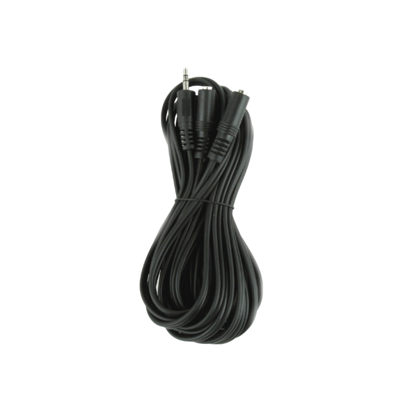 Аудиокабель-разветвитель 5,0 м 3,5 мм 3-контактный штекер на 3,5 мм стерео + микрофонные гнезда, Cablexpert CCA-415