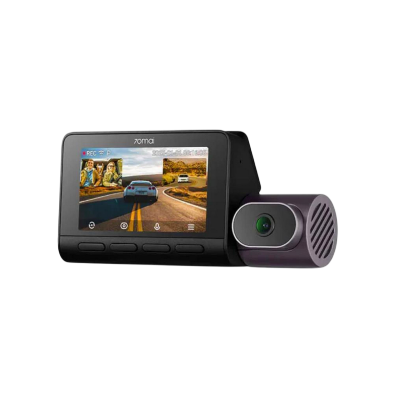 70mai Dash Cam T800-41-512 3Channel 512GB, with Rear Cam RC41 HDR 4K, Black