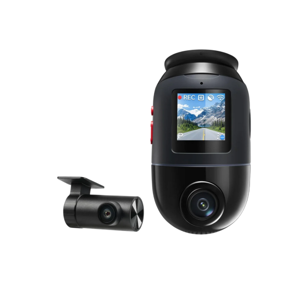 Видеорегистратор 70mai Dash Cam 4K Omni X800+Rear Cam+SD Card 128GB, Black/Grey