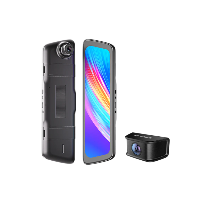 DDPAI Dashcam E3+Rear Cam 1080P, Black