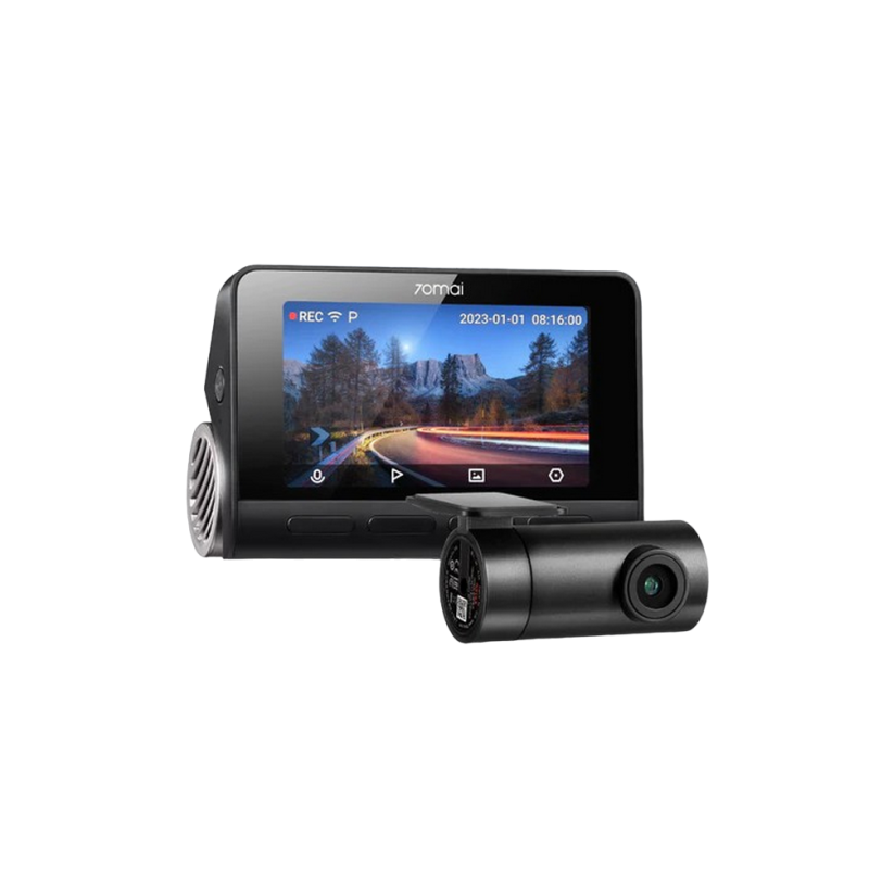 Видеорегистратор 70mai Dash Cam A810, HDR 4K, with RC12 Rear cam, Black