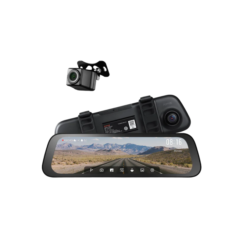 Видеорегистратор 70Mai RearView Mirror Dash Cam Set + Rear Camera S500