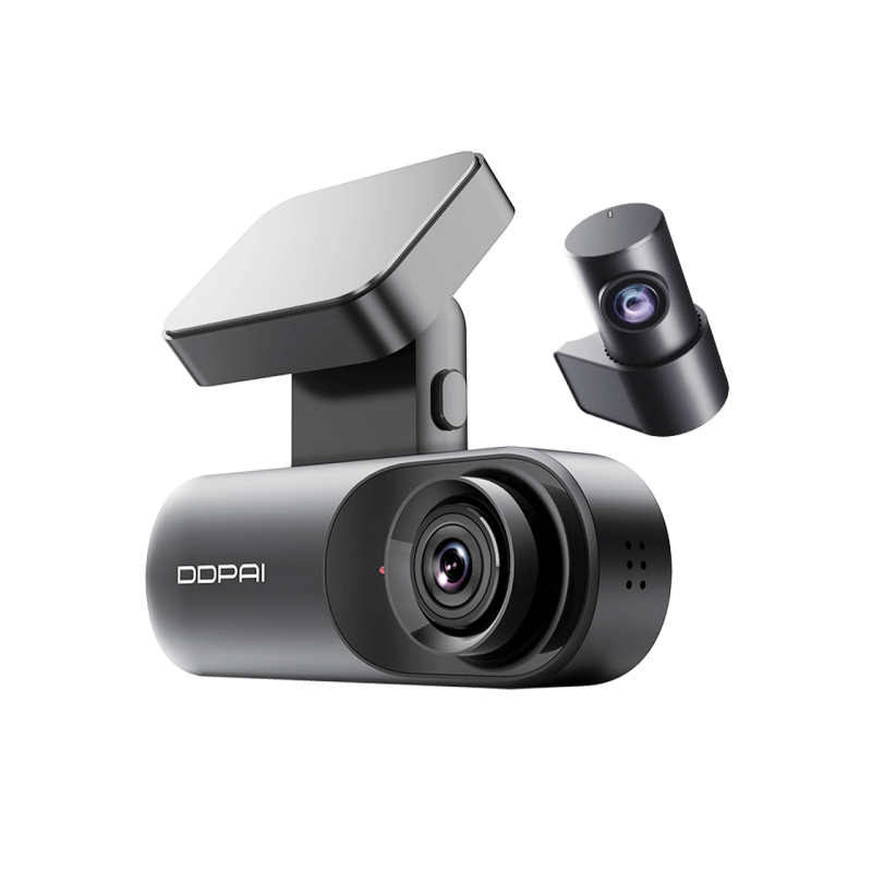 DDPAI Dashcam N3 Pro GPS+Rear Cam 1080P, Black