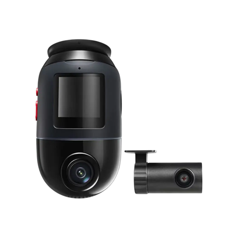 Видеорегистратор 70mai 4K Omni X800 + камера заднего вида + SD-карта 128 ГБ, черный