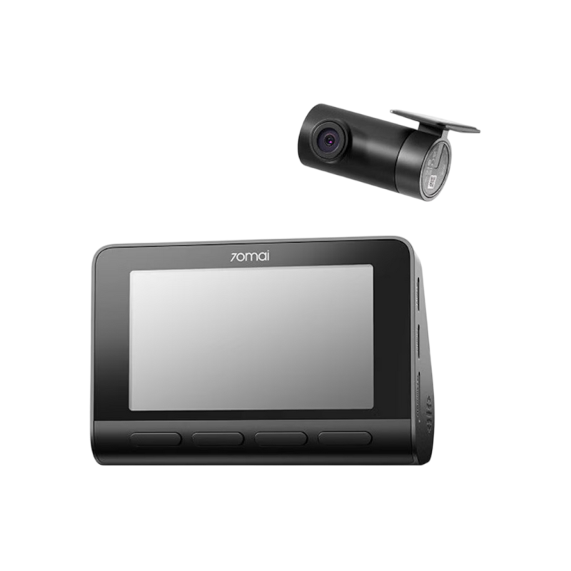 70mai Dash Cam A810S-2, HDR 4K with Rear cam, Black