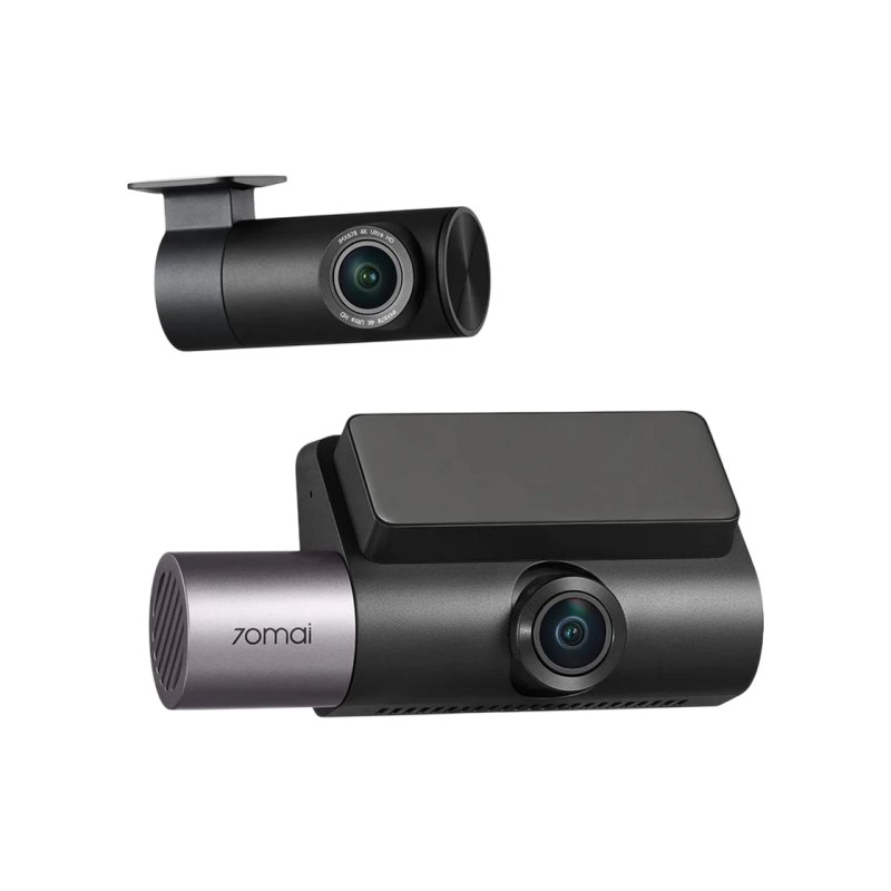 70mai Dash Cam T800-41-512 3Channel 512GB, with Rear Cam RC41 HDR 4K, Black
