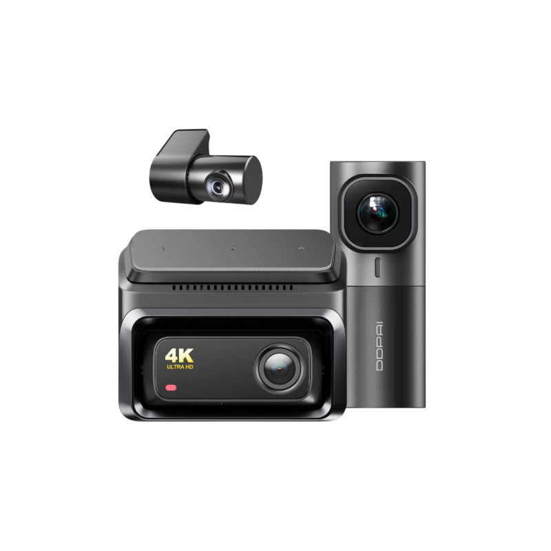 DDPAI Dashcam Z60 Triple+Rear Cam 1080P+Interior Cam 1440P, Black
