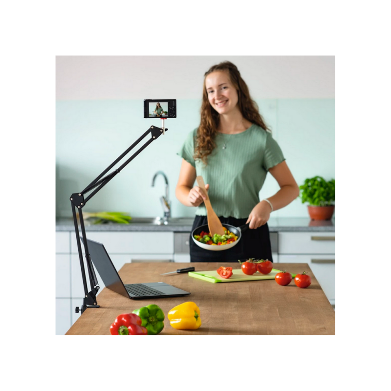 Tripod Hama Flexible Articulated Arm 700II (70 cm) (4660) Black