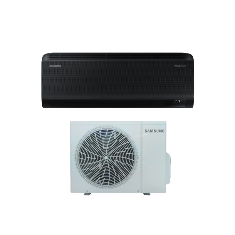 Кондиционер Samsung WindFree, AR70F12C1BBNUA, черный, SmartThings WiFi
