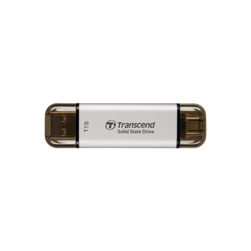 Внешний SSD 2.0TB Transcend ESD310S, Silver