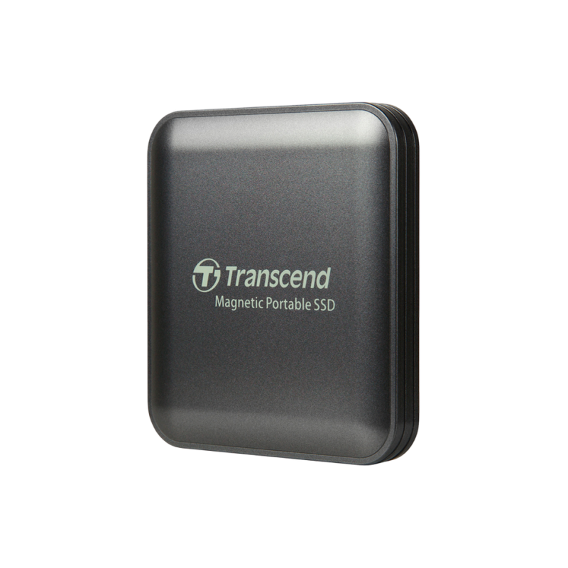 1.0TB Transcend Portable SSD ESD420 Iron Gray, USB-C 3.2 20Gbps (69.5x63x10mm, 48g, R/W:2000/2000 MB/s, Magnetic