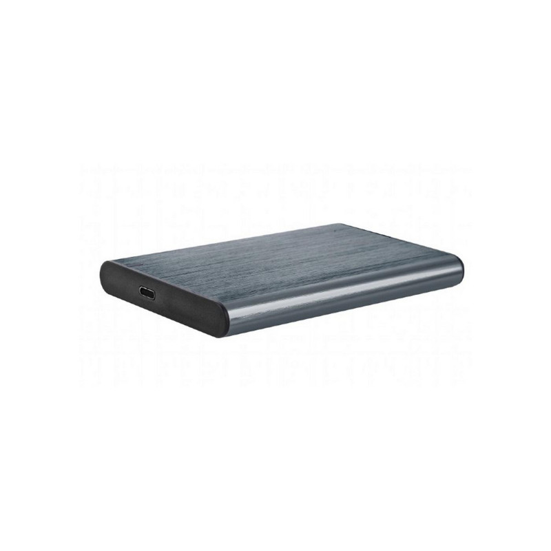 2,5" SATA HDD/SSD 9,5 мм внешний корпус Type-C, Gembird "EE2-U3S-6-GR", алюминий, серый