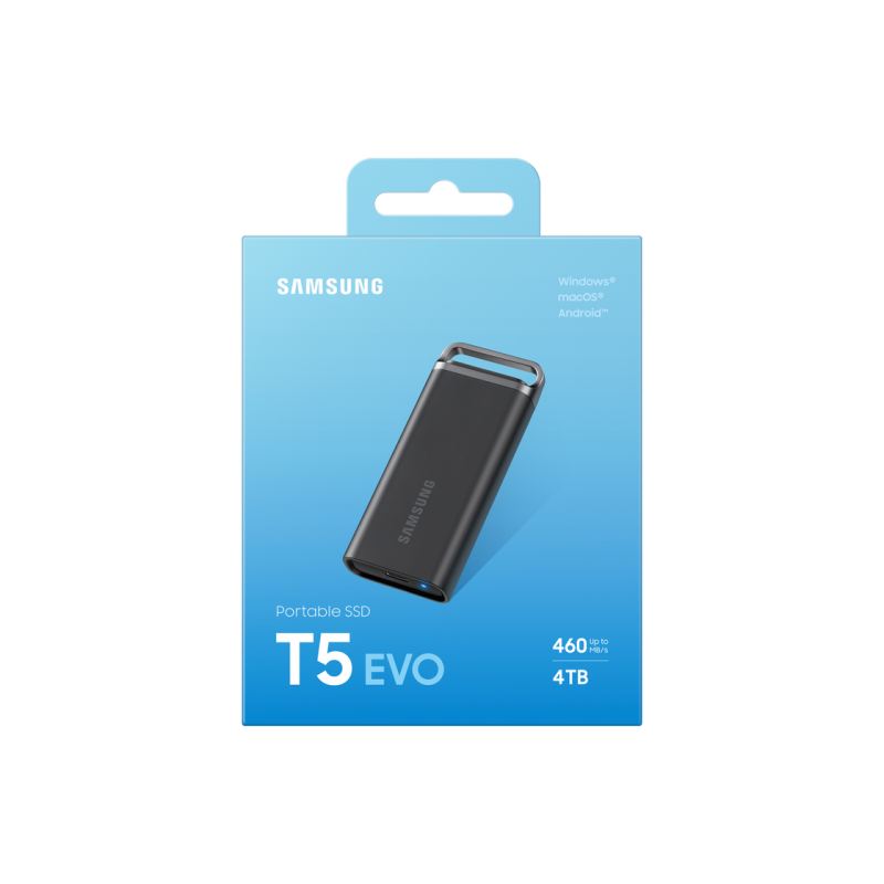 Внешний SSD 4.0TB Samsung T5 Evo, Black