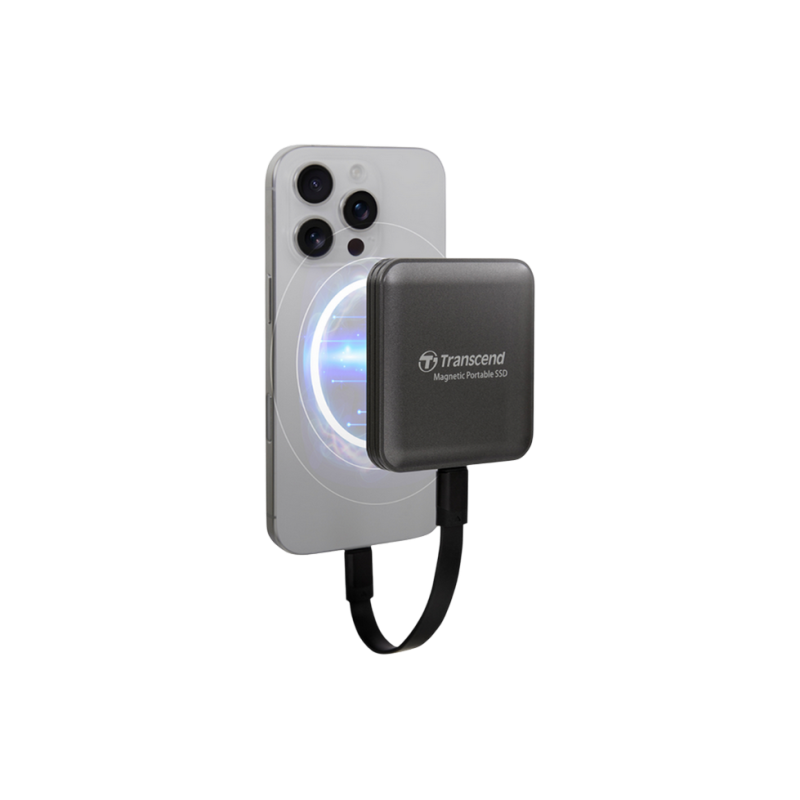 1.0TB Transcend Portable SSD ESD420 Rose Gold, USB-C 3.2 20Gbps (69.5x63x10mm, 48g, R/W:2000/2000 MB/s, Magnetic