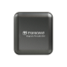 1.0TB  Transcend Portable SSD ESD420 Iron Gray, USB-C 3.2 20Gbps (69.5x63x10mm, 48g, R/W:2000/2000 MB/s, Magnetic 