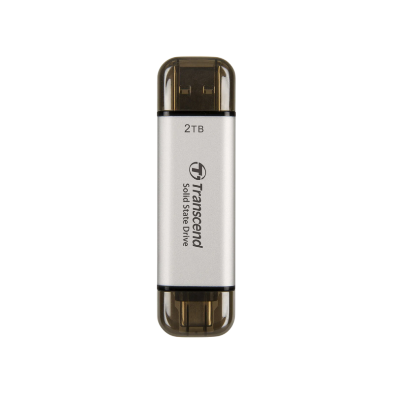 Внешний SSD 2.0TB Transcend ESD310S, Silver