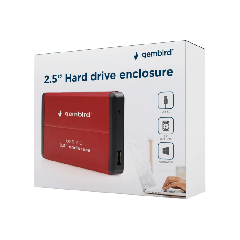 Gembird EE2-U3S-2-R, Red
