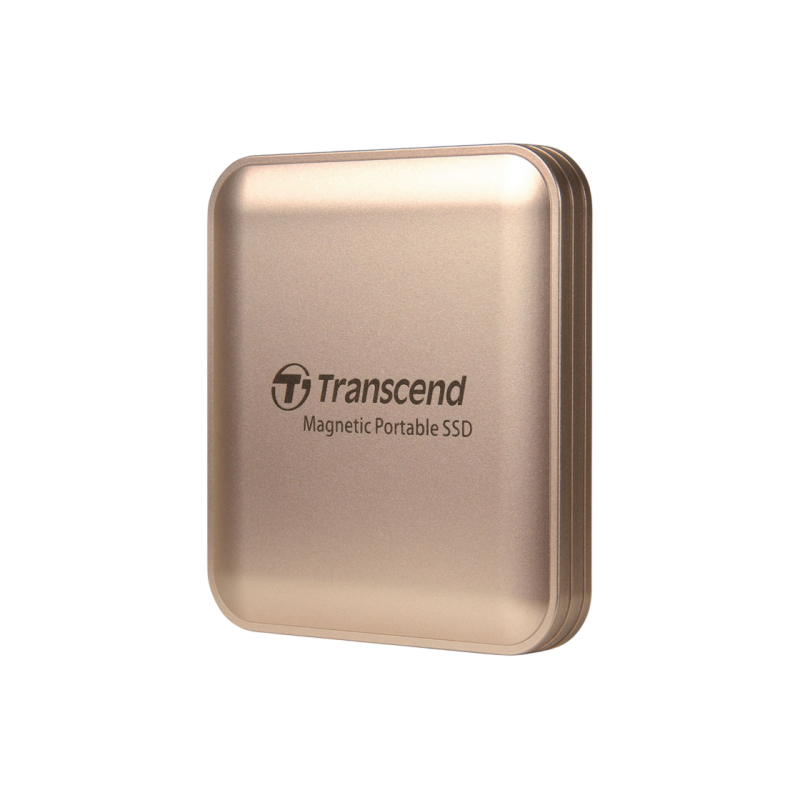 4.0TB Transcend Portable SSD ESD420 Rose Gold, USB-C 3.2 20Gbps (69.5x63x10mm, 48g, R/W:2000/2000 MB/s, Magnetic